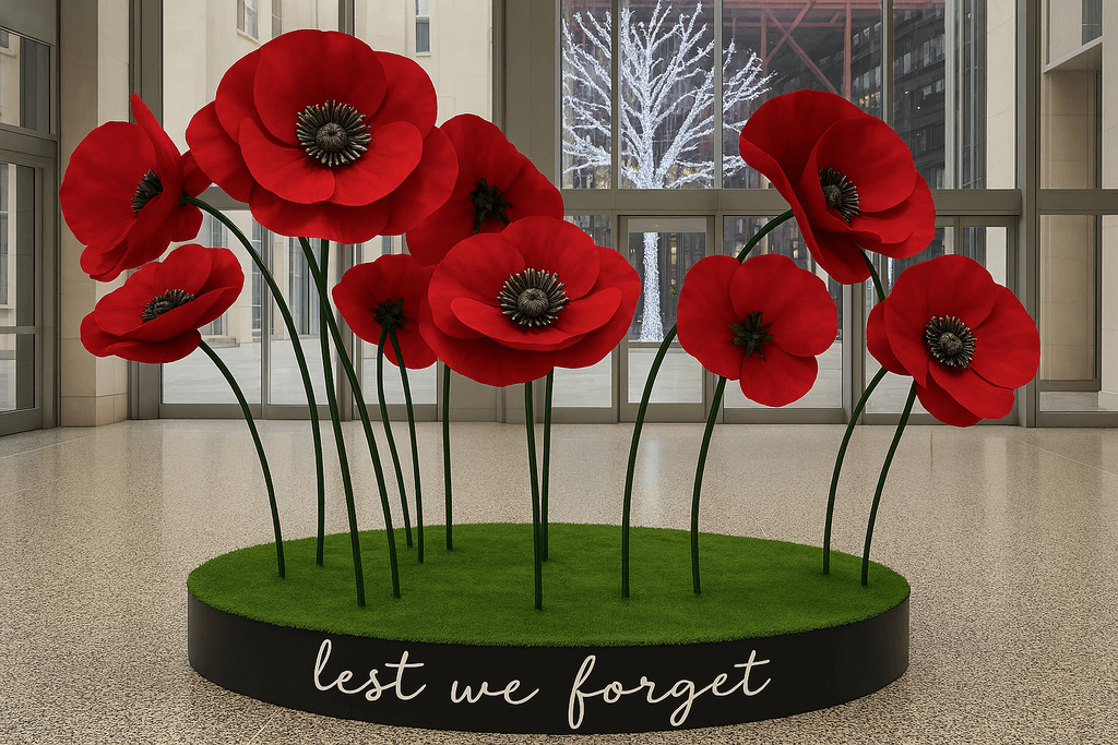 Bloom'n Creative display - custom installation