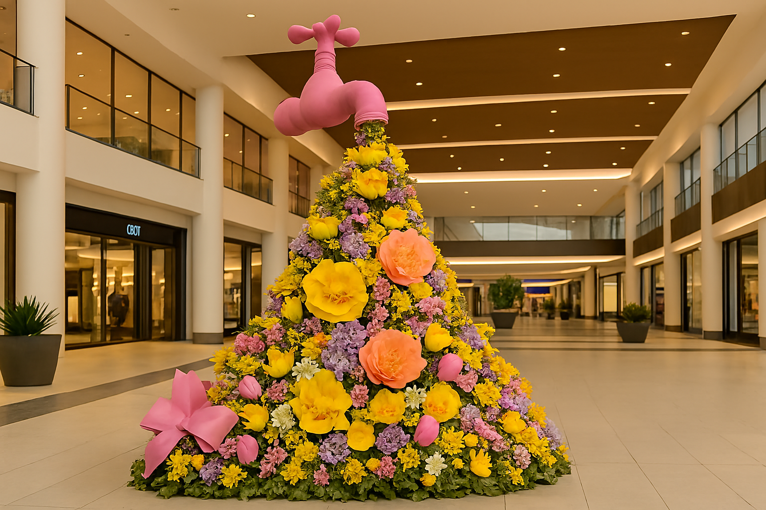 Event display setup and decoration